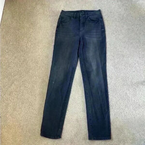 Fashion nova black high rise jeans in size 7 / 28